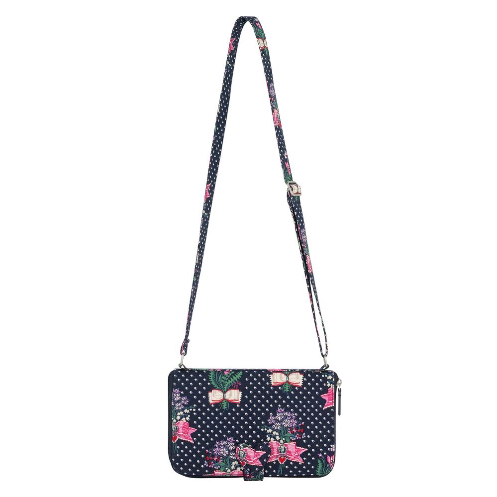  Cath Kidston - Túi đeo chéo/The Everything Cross Body - Lillies Posey - Navy 