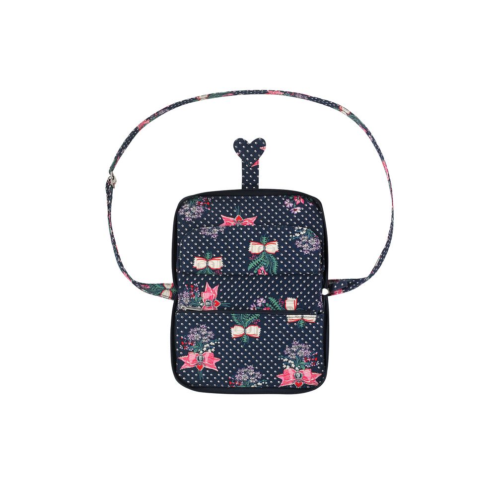  Cath Kidston - Túi đeo chéo/The Everything Cross Body - Lillies Posey - Navy 