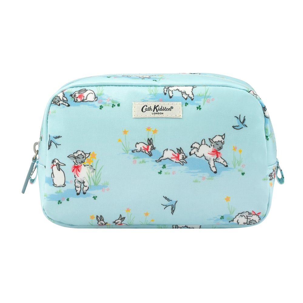  Túi đựng mỹ phẩm/Classic Cosmetic Case Spring Bunnies and Lambs  - Blue - 1083620 