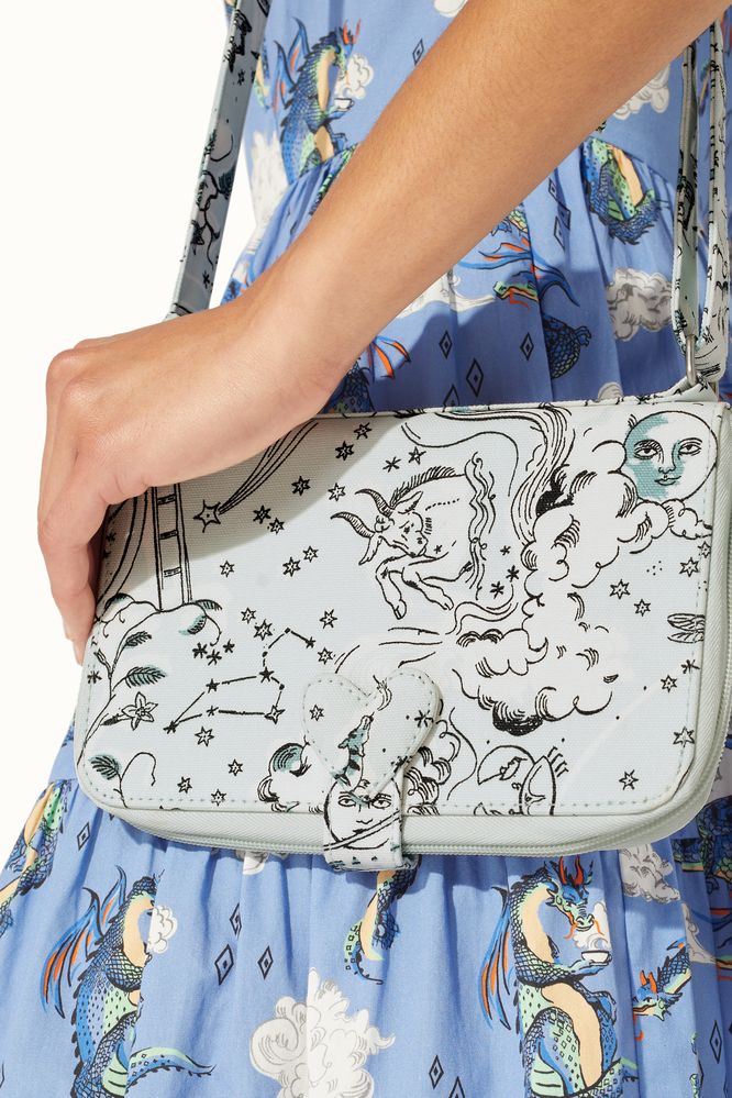 Cath Kidston - Túi đeo chéo/The Everything Cross Body - Celestial - Blue