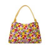  Túi đeo vai/Hobo Shoulder Bag - Small Painted Fruit - Warm Cream 