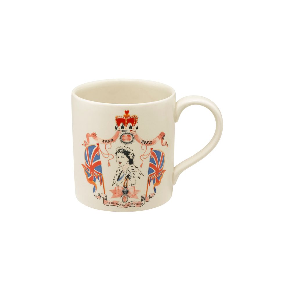 Ly/Made in England Jubilee Mug - Queen - Cream
