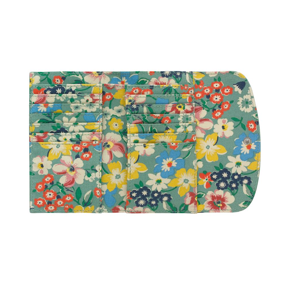  Ví gập/Foldover Wallet - Portland Flowers - Sage 