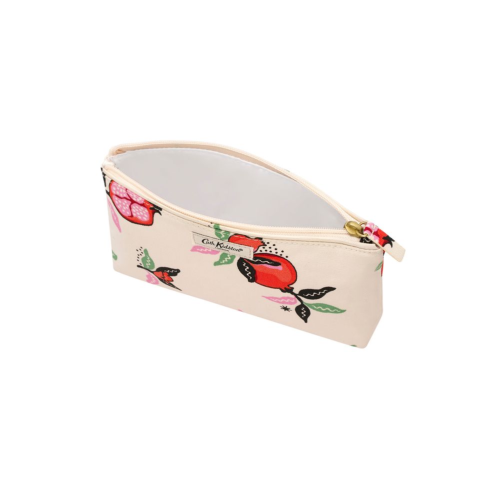  Túi đựng mỹ phẩm/Zip Make Up Bag - Pomegranate - Cream 