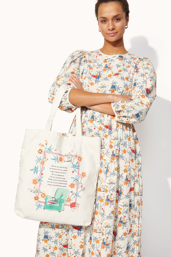 Túi đeo vai/Perfect Shopper - Firework Floral - Cream