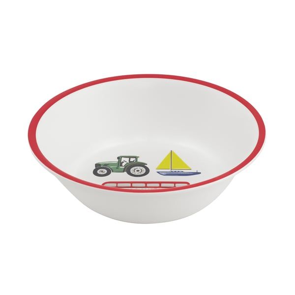 Tô/Bát cho bé/Melamine Bowl - Wheels & Wings - Cadet