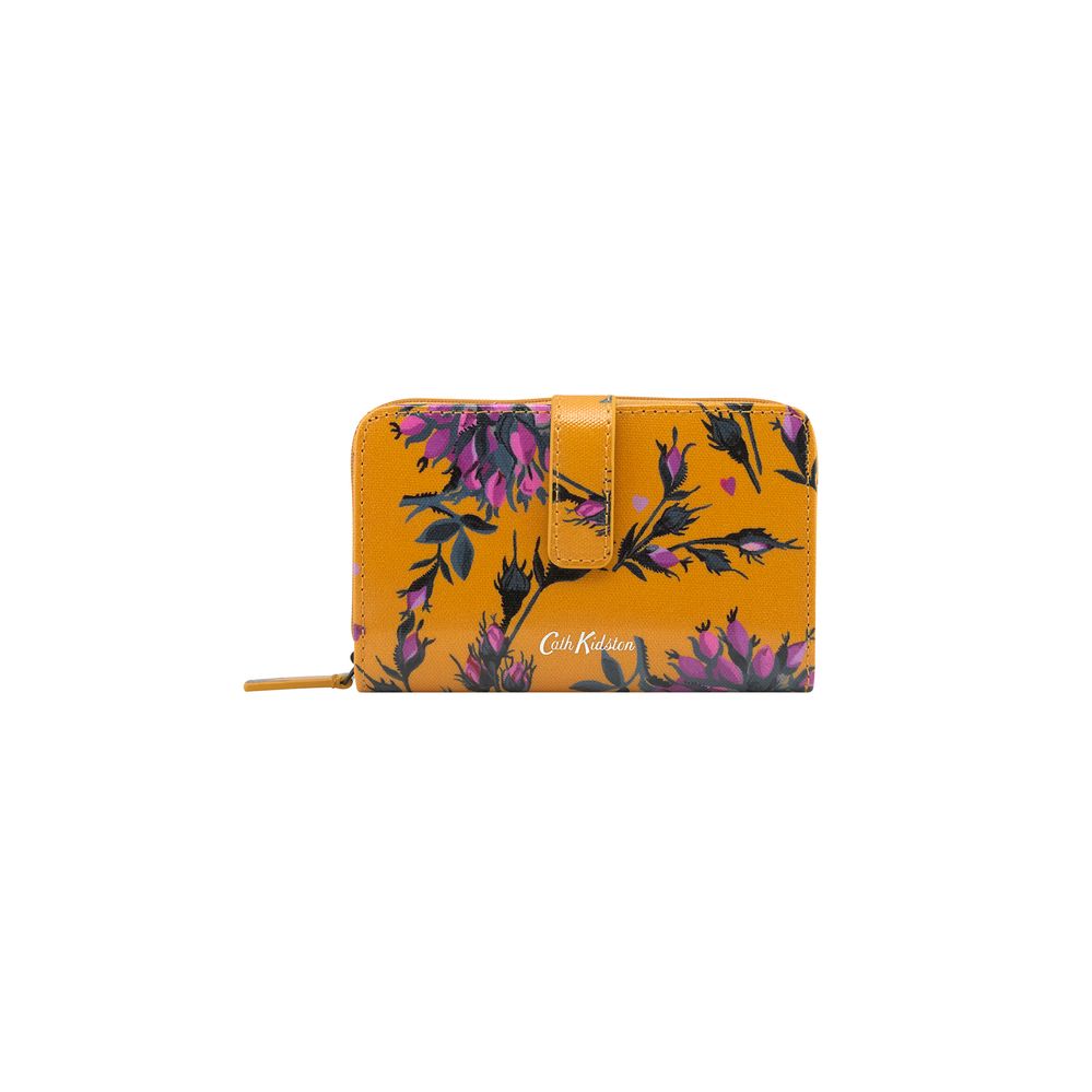 Ví gập/Folded Zip Wallet - Forever - Camel