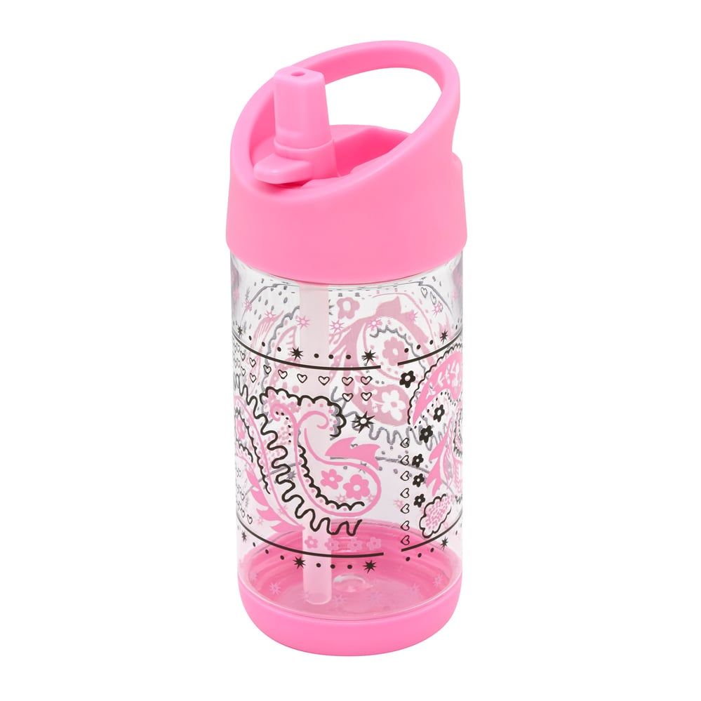 Bình nước cho bé/Kids Drinking Bottle - Bandana - Pink
