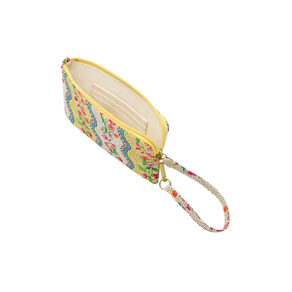  Vĩ nữ/Convertible Wristlet Pouch - Sweet Pea Stripe Small - Yellow 