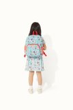  Ba lô cho bé /Kids Classic Large Backpack with Mesh Pocket - Patchwork Ditsy - Blue 