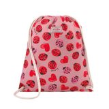  Túi dây rút cho bé/Kids Drawstring Bag - Lovebugs - Pale Rose 