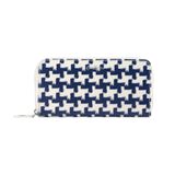  Ví nữ dài/Continental Zip Wallet - Houndstooth - Cream Blue 