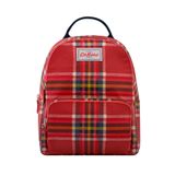  Ba lô đi học/đi làm/Small Pocket Backpack - Clarendon Check - Ruby 