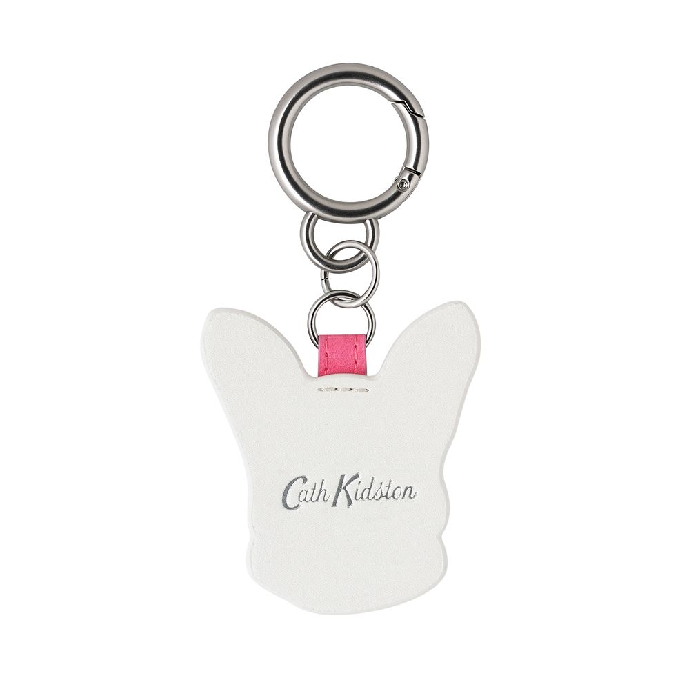Móc khóa/Best Friend Keyring - Boston Terrier Keyring - Cream