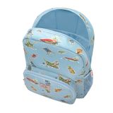  Ba lô cho bé / Kids Classic Large Rucksack with Mesh Pocket - Bugs - Sea Blue 