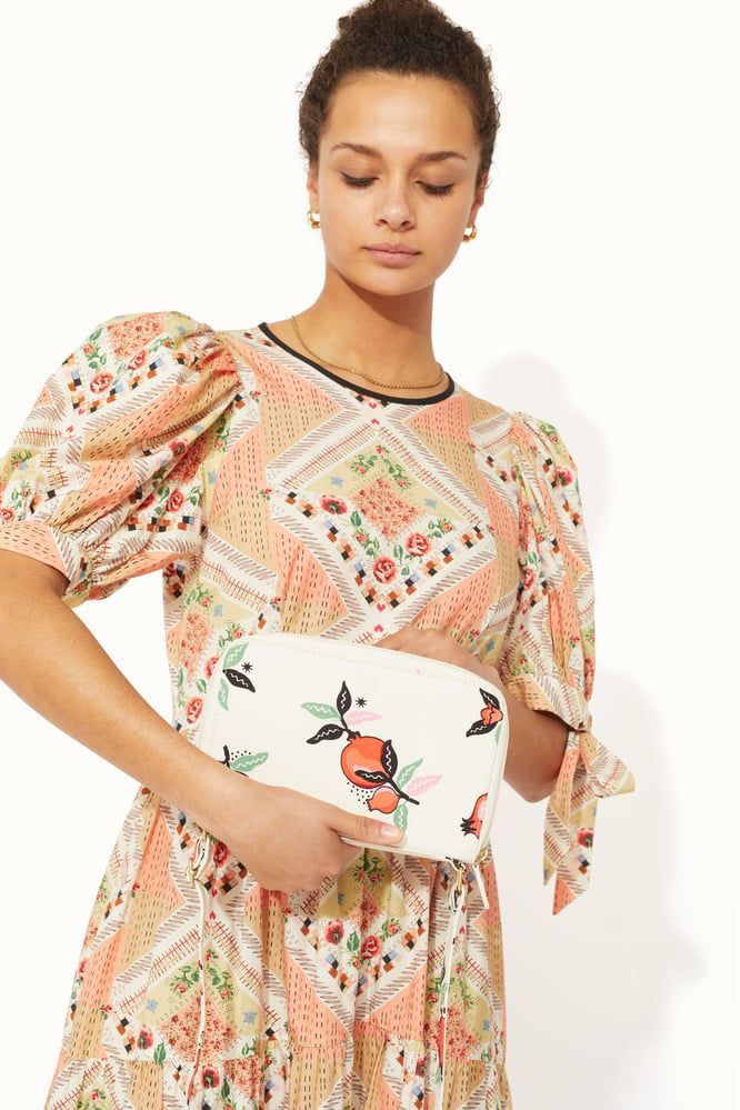 Túi đeo chéo/The Everything Cross Body - Pomegranate - Cream