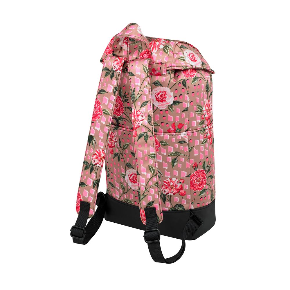  Ba lô đi học/đi làm/Recycled Satin Duffle Backpack - Tea Rose - Camel 