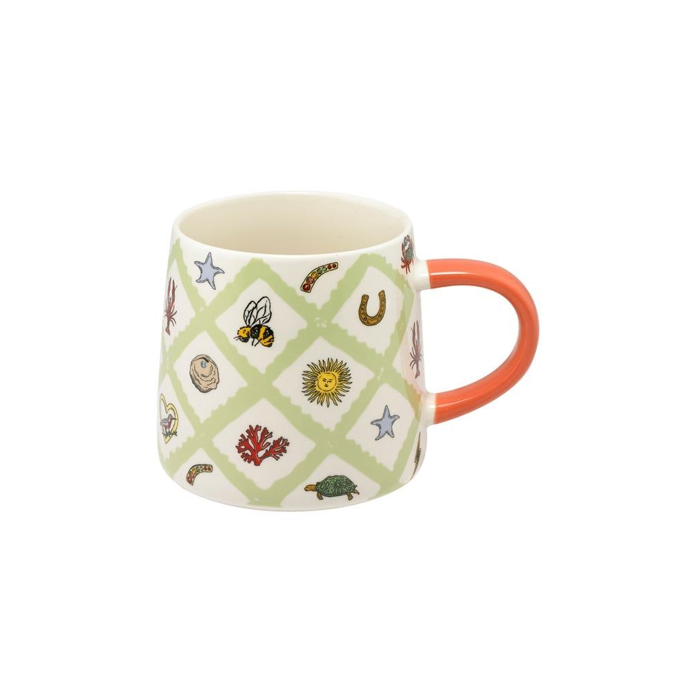 Ly/Billie Mug - Charms - Green/Cream - 1053814