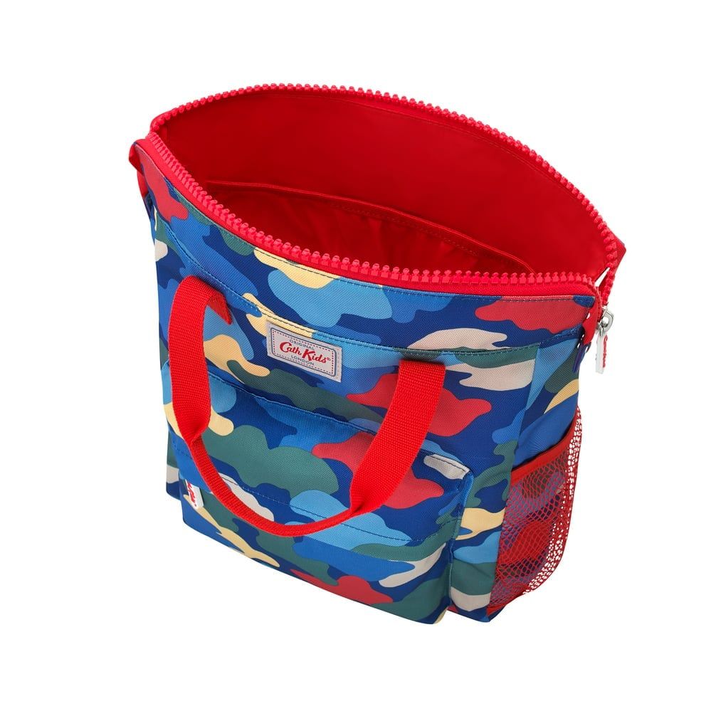 Ba lô cho bé /Kids Large Tote Backpack - Camouflage - Navy