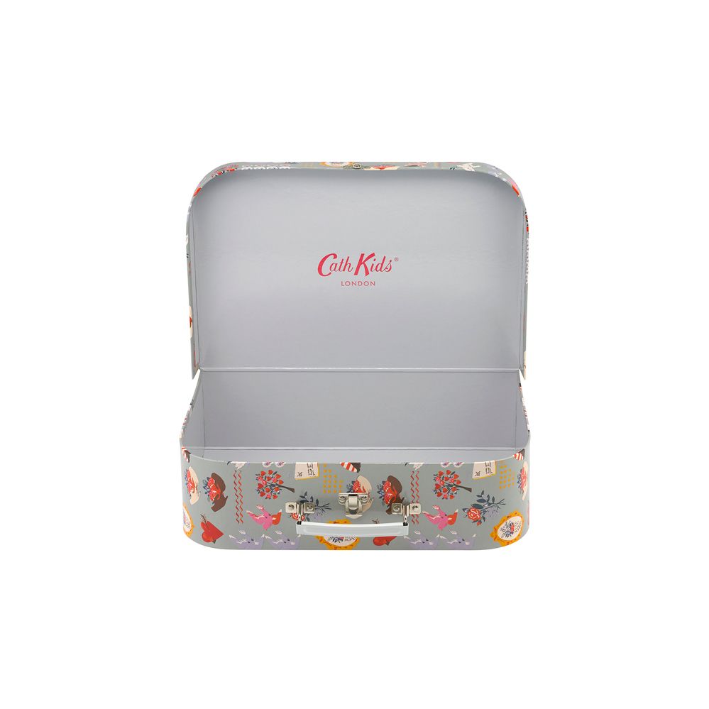 Hộp đựng mỹ phẩm/Suitcase Box - Dreamer Multi - Blue