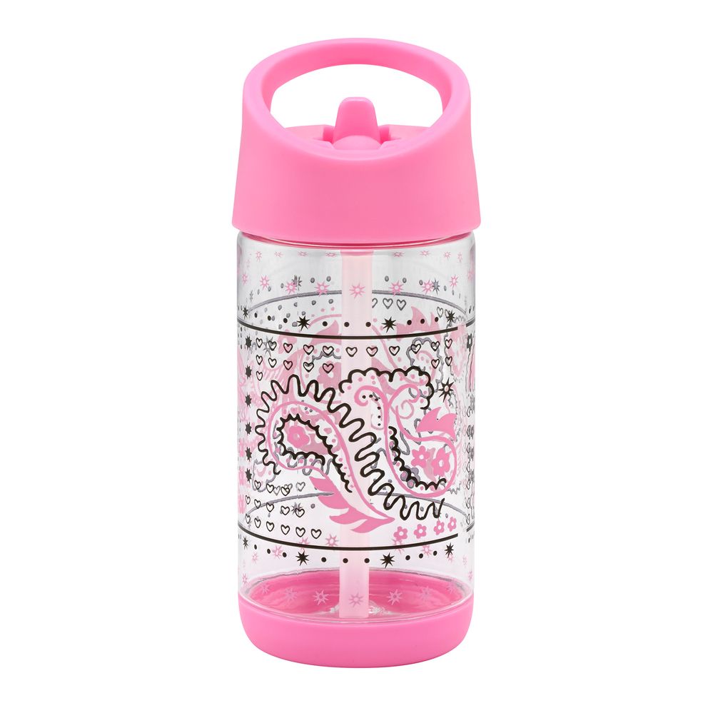 Bình nước cho bé/Kids Drinking Bottle - Bandana - Pink