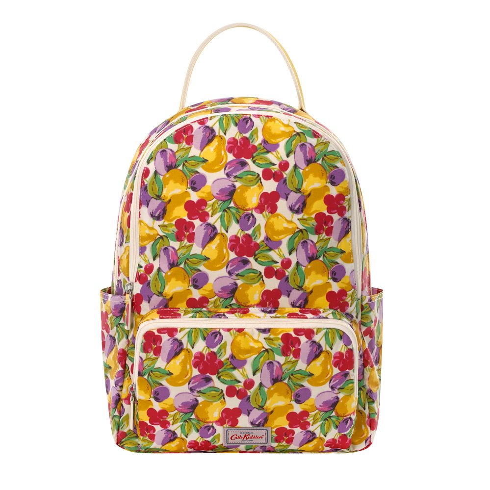Ba lô đi học/đi làm/Pocket Backpack - Small Painted Fruit - Warm Cream - 1002188