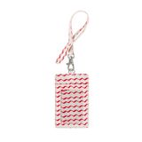  Thẻ đeo /I.D Holder - Kisses - Cream/Red 