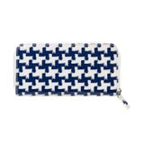  Ví nữ dài/Continental Zip Wallet - Houndstooth - Cream Blue 