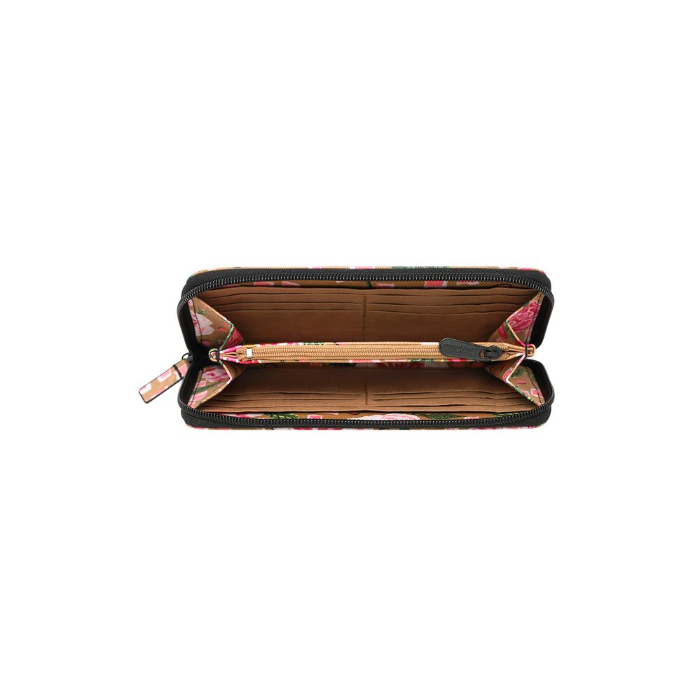 Ví nữ dài/Continental Zip Wallet - Tea Rose - Camel