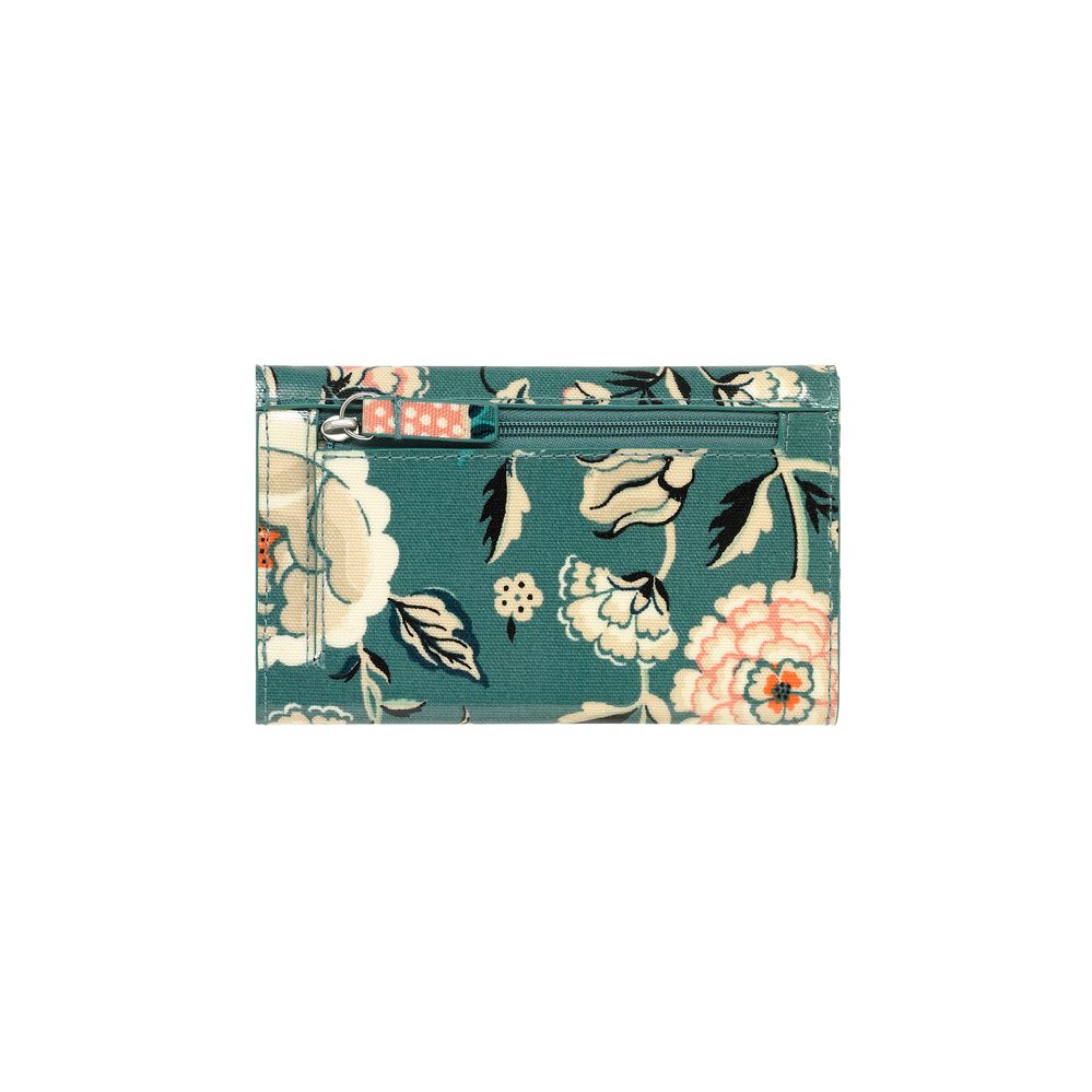 Ví gập/Foldover Wallet - Strawberry Garden - Teal