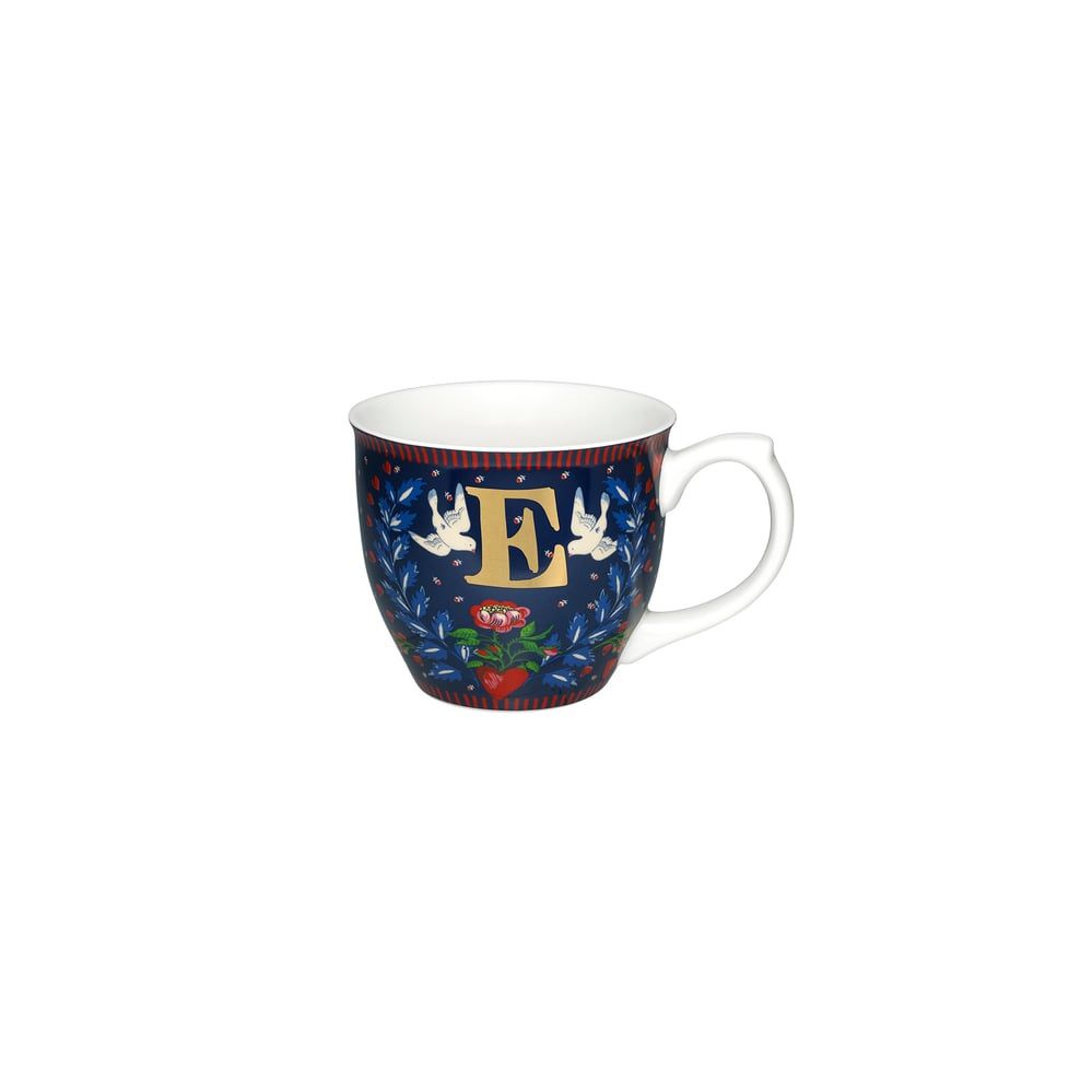 Ly/Alphabet Mug E - Darling - Navy - 1022889