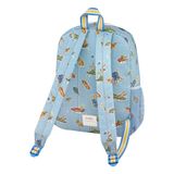  Ba lô cho bé / Kids Classic Large Rucksack with Mesh Pocket - Bugs - Sea Blue 