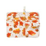  Ví gập/Folded Zip Wallet - Falling Leaves - Cream 