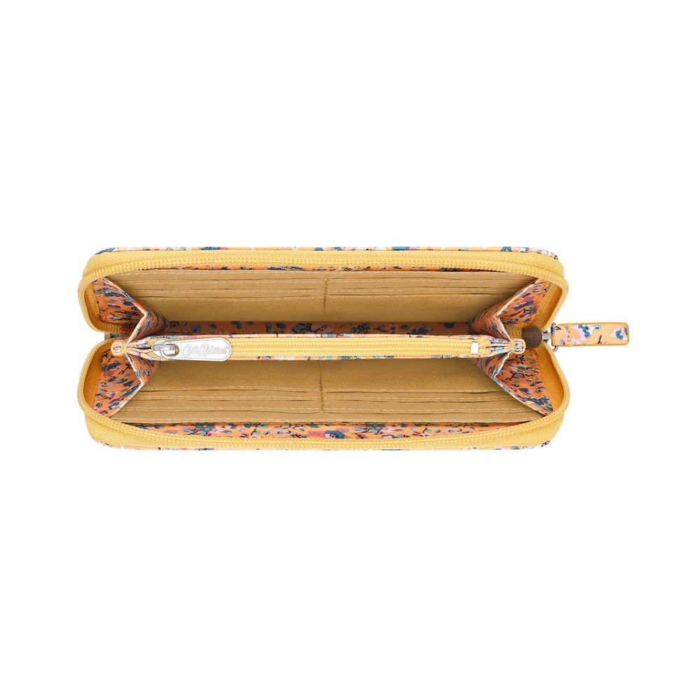Ví nữ dài/Continental Zip Wallet - Woodland Ditsy - Deep Yellow