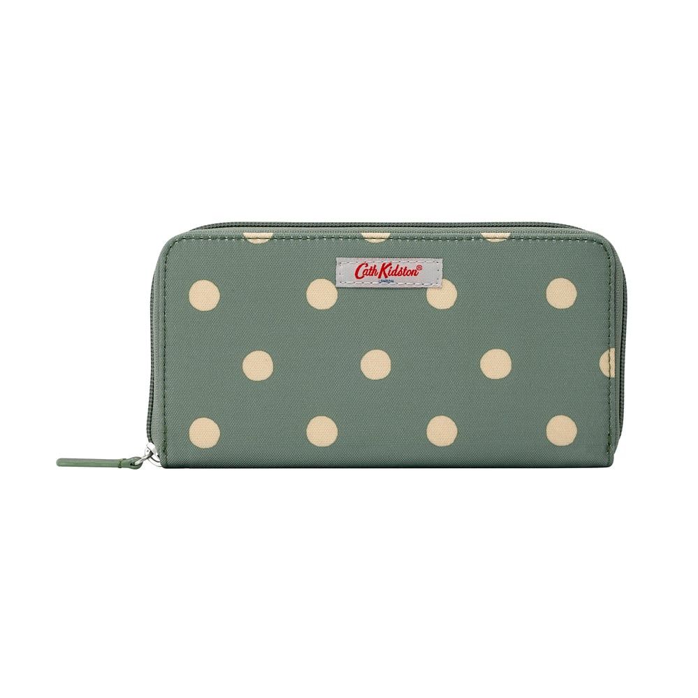 Ví nữ dài/Continental Zip Wallet - Spot - Sage