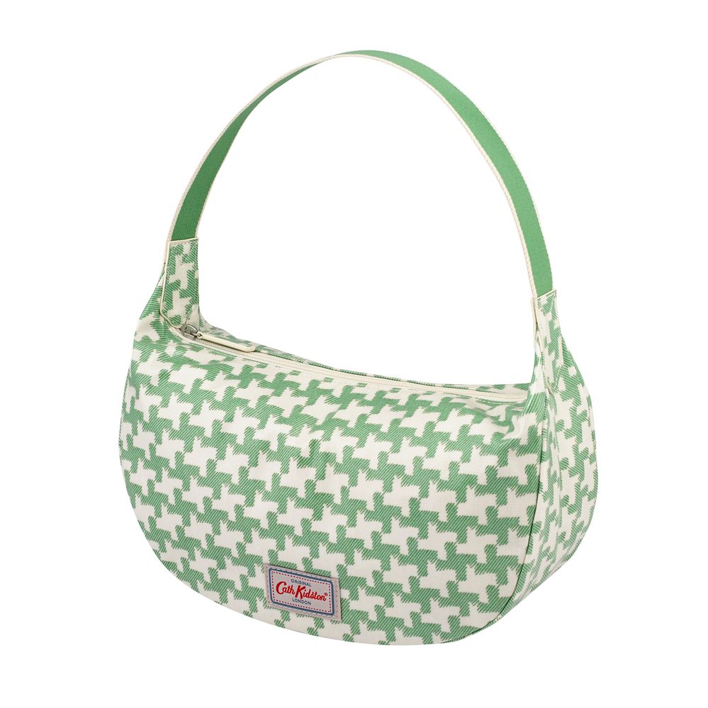  Túi đeo vai/Soft Shoulder Bag - Houndstooth - Cream Green 