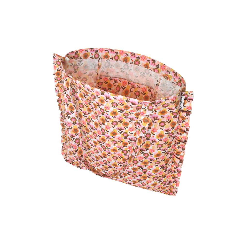Túi đeo vai/Frill Tote - Retro Ditsy - Pink/Yellow