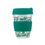  Bình giữ nhiệt/Glass Travel Cup - Marble Hearts - Cream/Green 