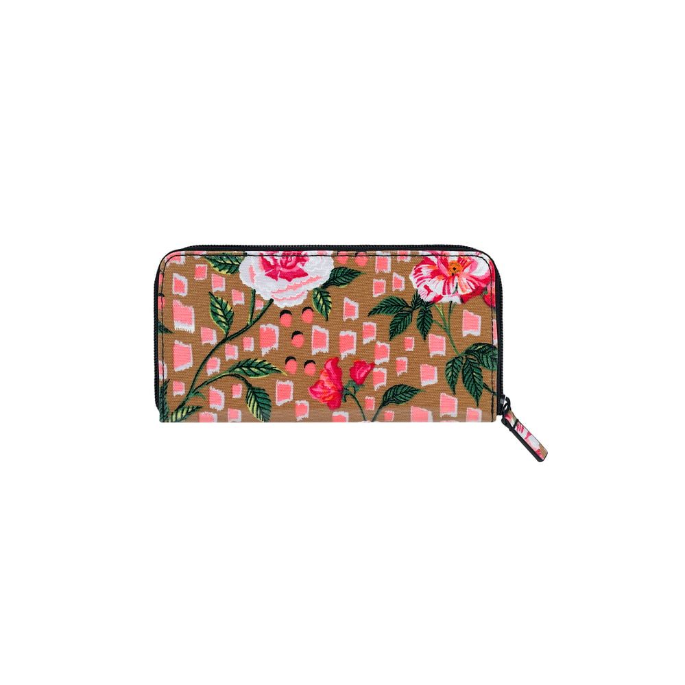Ví nữ dài/Continental Zip Wallet - Tea Rose - Camel