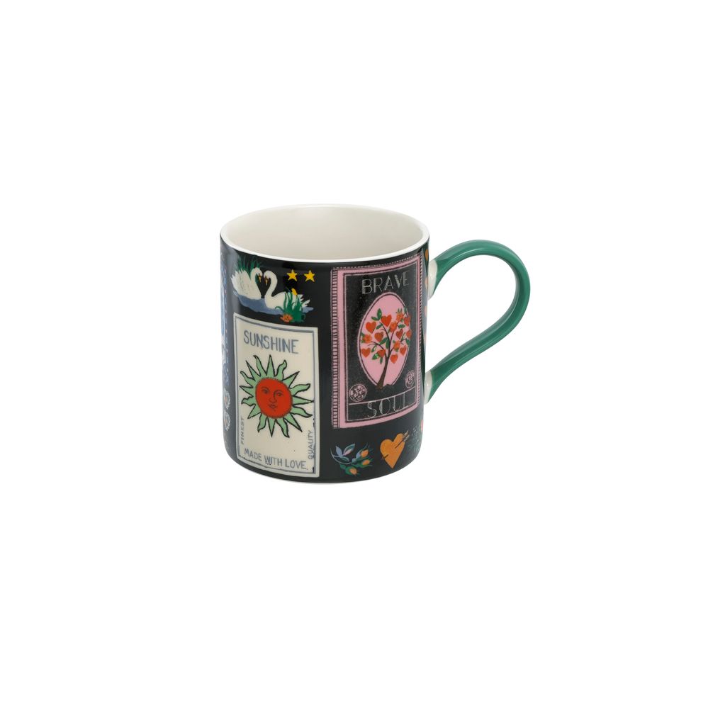  Ly/Rosie Fine China Mug - Keep Kind - Black 