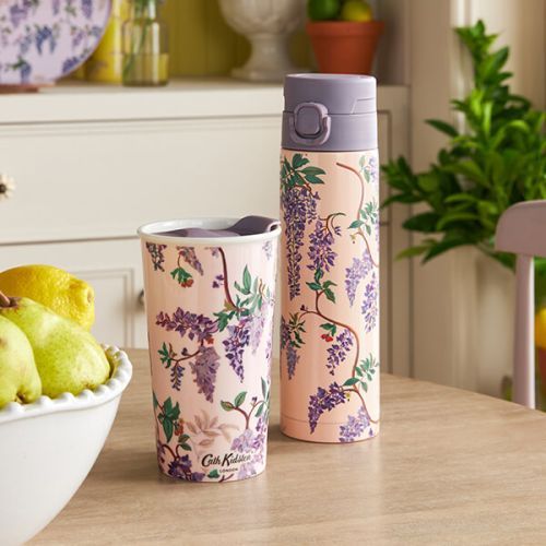 Bình Nước/On the Go - Wisteria Ceramic Travel Mug - Purple - CKWSTMUG300