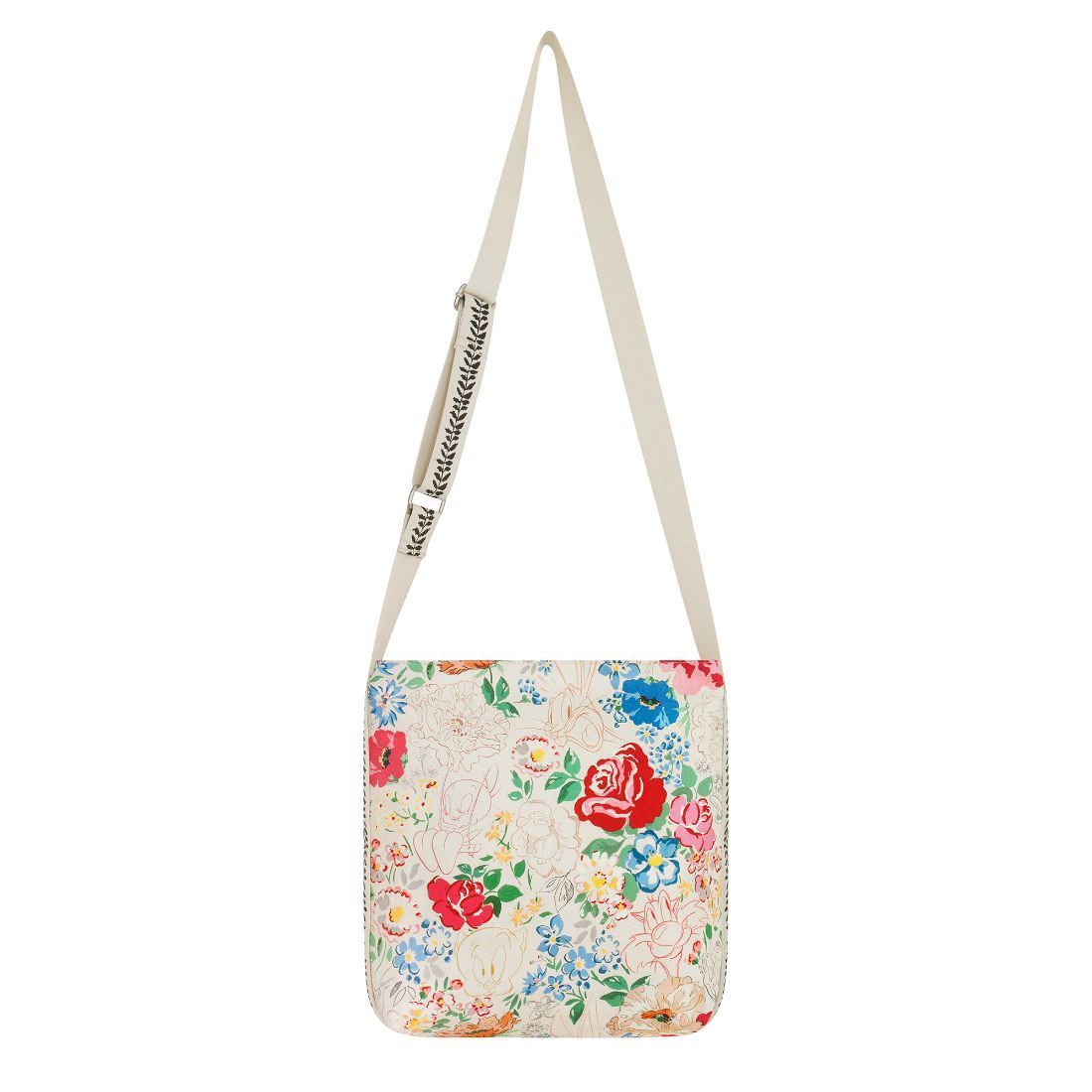  Túi đeo chéo/Zipped Messenger Bag - Tunes And Blooms 