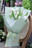 Bó Hoa Tặng Sinh Nhật  Tulip Trắng Sang Trọng  BH001