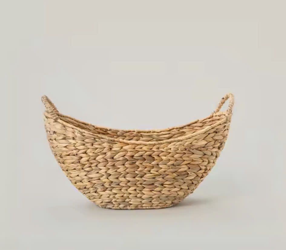 Lafos HandiCraft-Natural Water Hyacinth Gift Basket