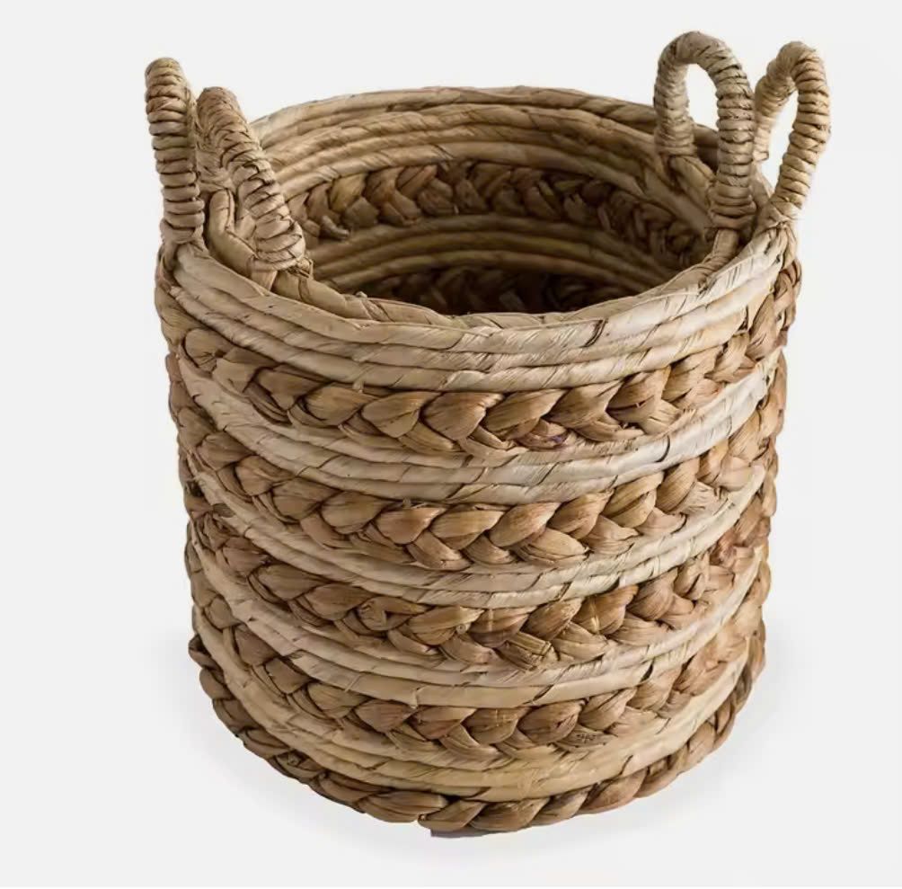 Lafos HandiCraft-Water Hyacinth- Dry Basket