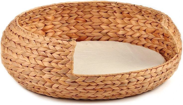 Lafos Water Hyacinth Pet Bed for Cats and Dogs- Pet nest
