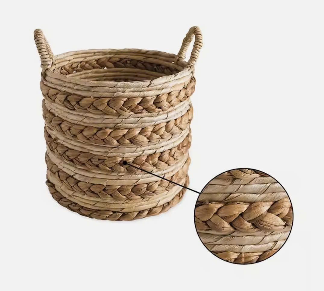 Lafos HandiCraft-Water Hyacinth- Dry Basket