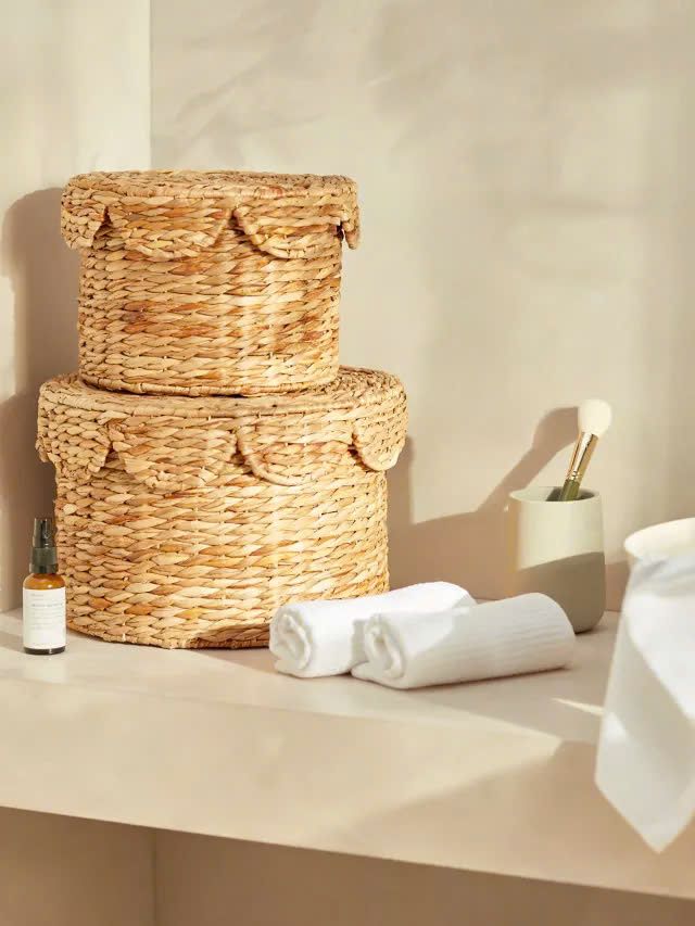 Lafos HandiCraft- Water Hyacinth Storage Baskets