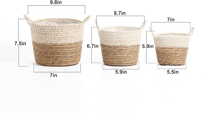 Lafos HandiCraft-Basket Planters for Indoor Plants