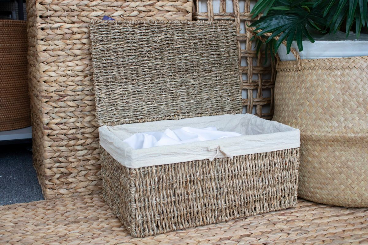 Lafos HandiCraft-Seagrass laundry basket